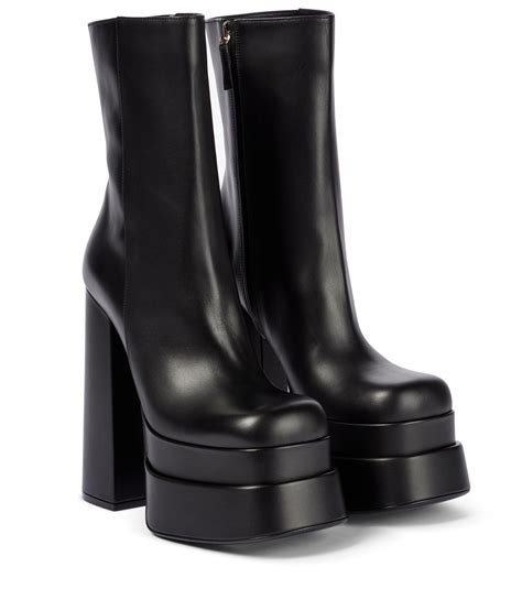 versace intrico platform boots|Versace high heel boots.